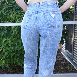 VTG Palmetto's Acid Wash Mom Jeans